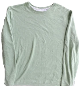 Orvis Womens T-shirt Long Sleeve medium Classic Collection Green Pullover - Picture 1 of 7