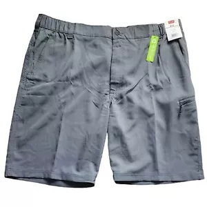 Wrangler Performance entspannte Passform neu mit Etikett graue Herrenshorts W42" Schrittlänge 10" - Bild 1 von 4