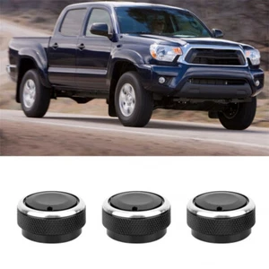 3PCS Switch Knob Heater Climate Control Button A/C For Toyota Tacoma 2005-2015 - Picture 1 of 6