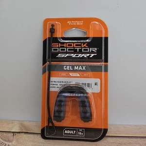 Shock Doctor Sport Gel Max Mouth Guard, Adult Fits Ages 11 & Older - Picture 1 of 2