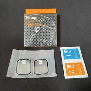 Piuellia Transparent Case for Apple Watch Series 9/8/7 Pack of 2 41mm BNIB - Picture 1 of 2