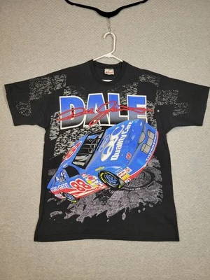Camisa De Colección Años 90 Nascar #88 Dale Jarrett Estampado Completo Para Hombres XL Hecha en EE. UU. *LEER* Foto 1 de 4