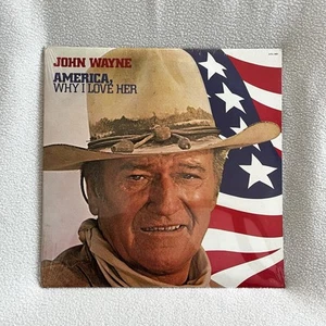 John Wayne America Why I Love Her Album US Patriotic Songs - Factory Sealed - Bild 1 von 6