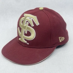 Mütze Kappe FSU Seminolen Florida State Big University 59Fifty Größe 7 1/2 tailliert - Bild 1 von 12