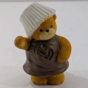 Vintage 1992 Lucy Rigg Enesco orsacchiotto cioccolato bon bon porcellana dipinta - Foto 1 di 7