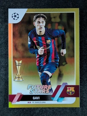 2022-23 Topps UEFA GAVI 136/299 Yellow Foilboard SP FC Barcelona #178 - Image 1 of 3