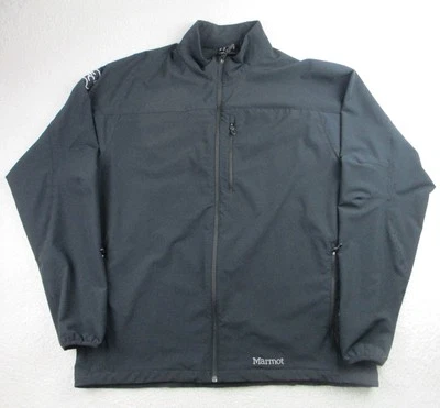 Marmot Jacket Mens 3XL Black Softshell Full Zip EC Cloud Logo Outdoor 98260X - Image 1 of 4