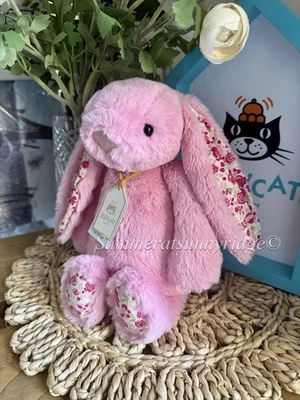 Jellycat Blushkin Blossom Luxe Medium Bunny - Beijing Exclusive BNWT - Image 1 of 4