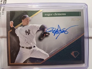 2024 Topps Auto Roger Clemens Diamond Icons 1/25 - Bild 1 von 2