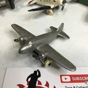 VTG ERIE PARKER 3” US ARMY DIECAST METAL TOY BOEING AIRPLANE PARTS RESTORE USA - Bild 1 von 8