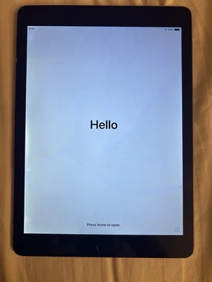 Apple iPad Air 2 A1566 64GB Wi-Fi | Liga | Tela rachada | Peças ou reparo - Imagem 1 de 4