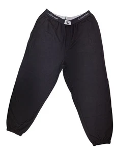 Calvin Klein Schwarz Nachtwäsche Hose Damen Medium Jogginghose Lounge Neu QS6943-001 - Bild 1 von 8