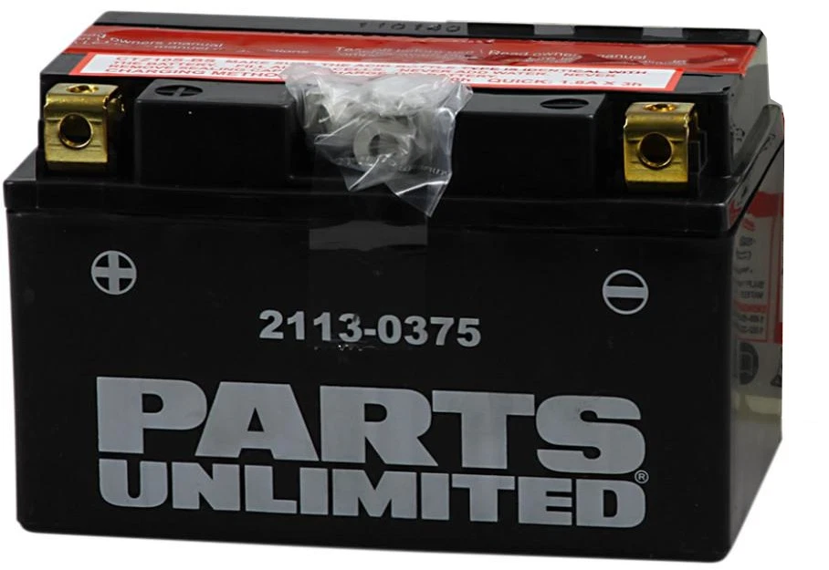 Parts Unlimited AGM Maintenance Free Battery #173857 - Imagem 1 de 1