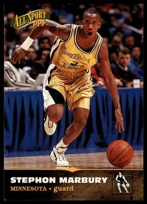 1996-97 Score Board All Sport PPF #9 Stephon Marbury - Image 1 of 2