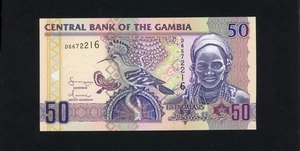 Gambia Banknote P- 23c , 2001 - 2005 , 50 Dalasis UNC - Bild 1 von 2