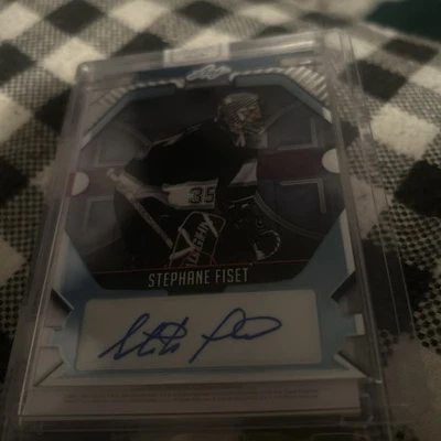 2025 Leaf Metal Legends STEPHANE FISET Auto #BC-SF1 3/10 - Image 1 of 2