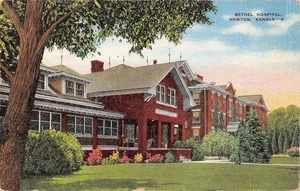 # K2582 Newton, Ks.    POSTKARTE, BETHEL KRANKENHAUS - Bild 1 von 2