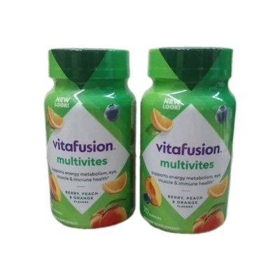 Lot (2) Vitafusion MultiVites Adult Multivitamin Gummies-70ct. Each-Exp. 09/2026 - Image 1 of 4