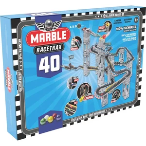 Marble Racetrax Murmel Rennbahn: Circuit Set - 40 Bögen - 6 Meter Rennstrecke - Bild 1 von 5