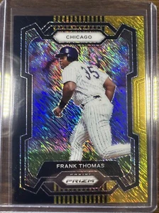 2024 Prizm Baseball Frank Thomas Black Gold Shimmer Prizm FOTL White Sox #’d 1/3 - Picture 1 of 3
