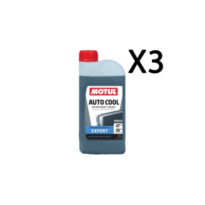 Motul Auto Cool Expert -37 Liquide De Refroidissement Prêt À L'Emploi 3 Litres - Photo 1/4