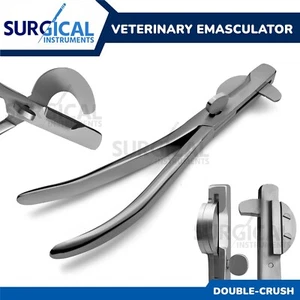 Emasculators Surgical & Veterinary Instruments 12" Double Crush German Grade - Picture 1 of 8