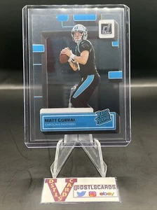2022 Panini Clearly Donruss - MATT CORRAL RATED ROOKIE #54 Carolina Panthers - Picture 1 of 3