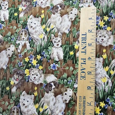 Perros de tela "Sal y juega" por yarda Print Concepts Foto 1 de 2