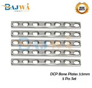 DCP Bone Plates 3.5mm Orthopedic Surgical Instruments 5pcs Set - Picture 1 of 4