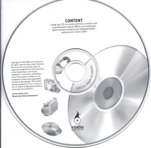 Roxio Content CD - special effects transitions pre-designed labels etc - Photo 1/1