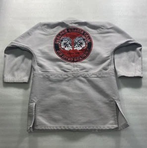 Guam USA Carlson Gracie Team Jiu Jitsu Academy Youth K2 Kimono w/Belt Pre-Owned - Picture 1 of 12