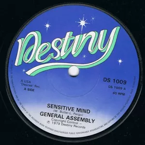 General Assembly Sensitive Mind Destiny DS 1009 Soul Northern Unplayed Old Stock - Picture 1 of 1