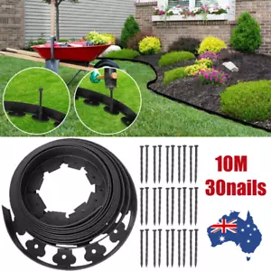 10m-50m Fence Landscape Garden Lawn Edging Border Flexible Plant Grass & 30 Peg* - Picture 1 of 25
