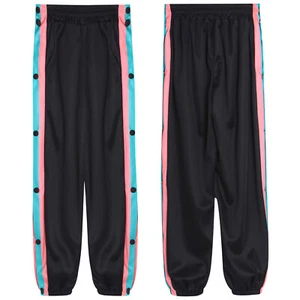 Kids Boys Side Split Button Trousers Sport Pants Elastic Waistband Sweatpants - Picture 1 of 34