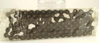 20 世纪 80 年代复古完好 REGINA 意大利链 1/2 x 3/32" 110 链接 (BK) — 第 1/2 张图片