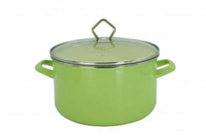Krüger Fleischtopf Juist 24 cm Emaille grün 4006776088521 - Bild 1 von 1