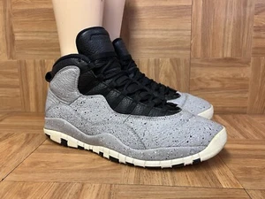 RAREš„ Sz 13 - Nike Air Jordan X 10 Retro ALL Cement 2018 310805-062 Men's Shoe - Picture 1 of 12