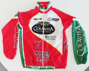 Colavita Olive Oil Sutter Heim Sport Radfahren Laufen Regen Aufwärmjacke Small - Bild 1 von 3