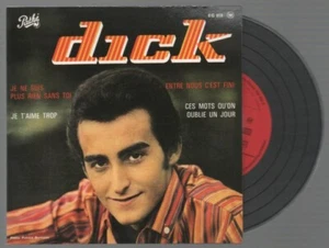 DICK RIVERS ... JE NE SUIS PLUS RIEN SANS TOI ... CD 4 TITRES ... CD - Picture 1 of 2