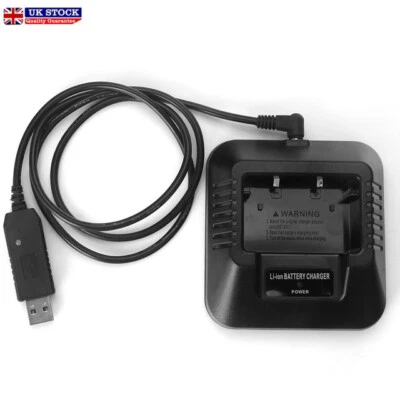 USB Battery Charger For Baofeng UV-5R UV-5RE DM-5R Walkie Talkie Ham Radio - Image 1 of 4