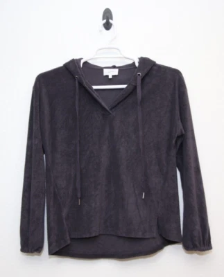 Sudadera con Capucha Soma wknd Talla XS Mezcla de Bambú Terry Suave Cuello en V Gris Aberturas Laterales Foto 1 de 4