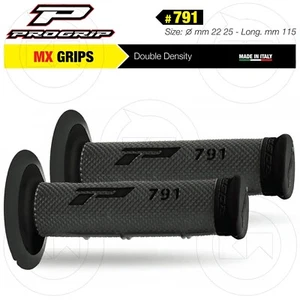 MANOPOLE PROGRIP MX MOTO CROSS ENDURO OFF-ROAD 791-189 CARBON GEL DOPPIA DENSITÀ - Imagen 1 de 3