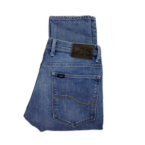 Lee jeans Bruce Slim fit men’s size 32x33 blue distressed denim - Picture 1 of 13