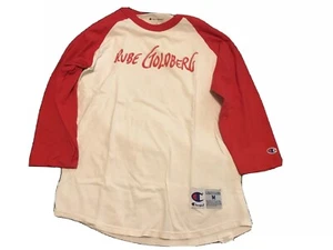 Rube Goldberg Champion , Baseball Sleeve Men's T-Shirt Size Medium - Picture 1 of 7