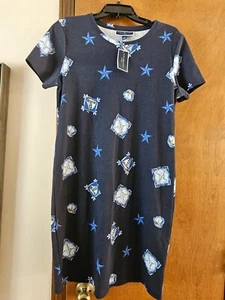 Karen Scott woman's size M Nautical 60% cotton dress - Picture 1 of 9