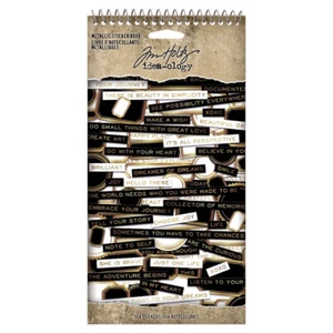 Tim Holtz Idea-ology Metallic Sticker Book TH94134 - Picture 1 of 4