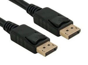 DisplayPort Cable Lead 1.8m, Gold Plated, Laptop, PC, Monitor, Display Port, 4K - Picture 1 of 1