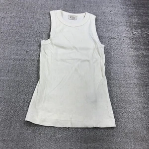 Scotch Soda Shirt Womens Medium Beige Ribbed Tank Top Casual Ladies - Picture 1 of 8