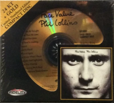Phil Collins - Face Value Audio Fidelity CD  (Remastered, Low Limited No. 0010 ) Foto 1 de 2