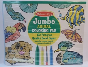Libro para colorear de animales jumbo Melissa and Doug - Imagen 1 de 6